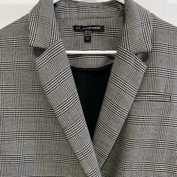 Zara (trf_outerwear) Double-Breasted Blazer - Gray - Picture 2 of 3